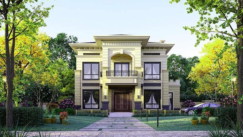 池州中式合院住宅，开放庭院与邻里乡亲更亲近